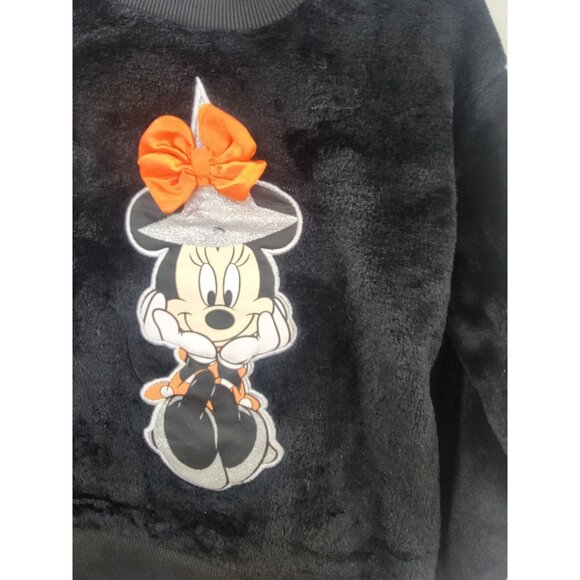 Disney Minnie Mouse Halloween Pajama Set With Striped Pants 4t - Picture 7 of 7